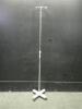 IV POLE ON ROLLING STAND