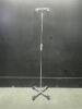 IV POLE ON ROLLING STAND