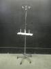 IV POLE ON ROLLING STAND