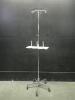IV POLE ON ROLLING STAND