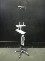 IV POLE ON ROLLING STAND