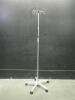 IV POLE ON ROLLING STAND