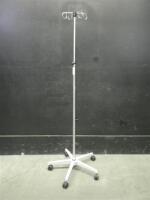 IV POLE ON ROLLING STAND