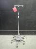 IV POLE ON ROLLING STAND