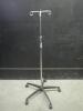 IV POLE ON ROLLING STAND