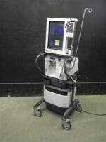 NELLCOR PURITAN BENNETT 840 VENTILATOR SYSTEM WITH COMPRESSOR ON ROLLING STAND