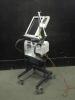 NELLCOR PURITAN BENNETT 840 VENTILATOR SYSTEM ON ROLLING STAND