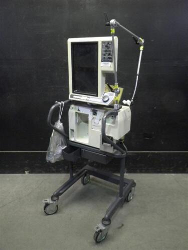 NELLCOR PURITAN BENNETT 840 VENTILATOR SYSTEM ON ROLLING STAND