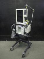 NELLCOR PURITAN BENNETT 840 VENTILATOR SYSTEM ON ROLLING STAND