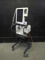NELLCOR PURITAN BENNETT 840 VENTILATOR SYSTEM ON ROLLING STAND