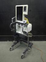NELLCOR PURITAN BENNETT 840 VENTILATOR SYSTEM ON ROLLING STAND