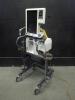 NELLCOR PURITAN BENNETT 840 VENTILATOR SYSTEM ON ROLLING STAND