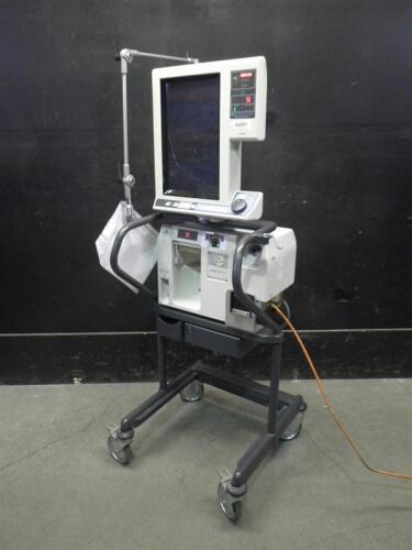 NELLCOR PURITAN BENNETT 840 VENTILATOR SYSTEM ON ROLLING STAND