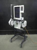 NELLCOR PURITAN BENNETT 840 VENTILATOR SYSTEM ON ROLLING STAND