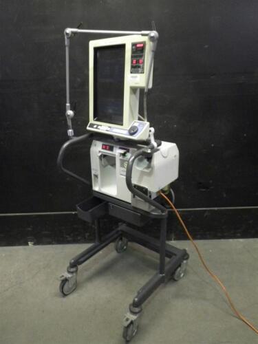 NELLCOR PURITAN BENNETT 840 VENTILATOR SYSTEM ON ROLLING STAND