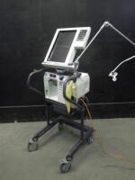 NELLCOR PURITAN BENNETT 840 VENTILATOR SYSTEM ON ROLLING STAND