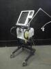 NELLCOR PURITAN BENNETT 840 VENTILATOR SYSTEM ON ROLLING STAND