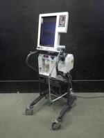 NELLCOR PURITAN BENNETT 840 VENTILATOR SYSTEM ON ROLLING STAND
