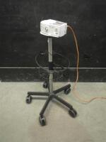 PURITAN BENNETT KNIGHTSTAR 330 BI-LEVEL VENTILATOR ON ROLLING STAND