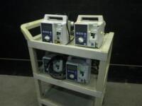 ABBOTT PLUM XL LOT OF INFUSION PUMPS (NO CART)