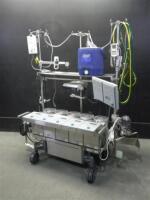 STOCKERT S3 BLOOD PERFUSION SYSTEM WITH 5 ROLLER PUMPS, MONITORS (SCP, TEMPERATURE, MEDTRONIC BIOTRED), 3M SARNS CARDIOPLEGIA BUCKET, ISOFLURANE VAPORIZER AND OXYGEN BLENDER