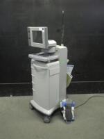 ALCON SERIES 20000 LEGACY PHACO SYSTEM WITH FOOTSWITCH ON ROLLING STAND