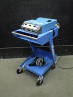 VALLEYLAB FORCE FX ESU WITH FOOTSWITCH ON ROLLING CART