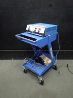 VALLEYLAB FORCE EZ-C ESU WITH BIPOLAR FOOTSWITCH ON ROLLING CART