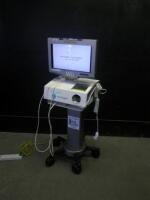 STARLIGHT.ORG NINTENDO FUN CENTER WITH WII AND DVD PLAYER ON ROLLING STAND
