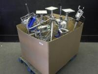 LOT OF MONITOR STANDS