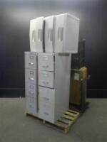 LOT OF FILING CABINETS