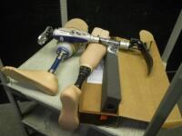 LOT OF PROSTHETIC LEGS (NO CART)