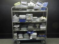 LOT OF EMPTY INSTRUMENT TRAYS (NO CART)