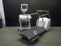 GE CASE/SERIES 2000 STRESS TEST WORKSTATION WITH TREADMILL
