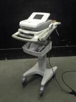 PHILIPS PAGEWRITER TRIM III ECG/EKG MACHINE WITH ACQUISITION MODULE ON ROLLING CART