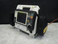 MEDTRONIC/PHYSIO-CONTROL LIFEPAK 12 BIPHASIC DEFIB WITH 3 LEAD ECG, PACER, ANALYZE, ECG, SPO2, NIBP, 2 BATTERIES, AC POWER ADAPTER