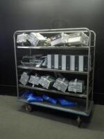 SPACELABS ULTRAVIEW SL2900 91387 LOT BEDSIDE MONITOR RACKS (NO CART)