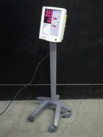 DATASCOPE ACCUTORR PLUS PATIENT MONITOR ON ROLLING STAND