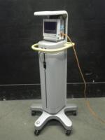 PHILIPS M3046A M3 PATIENT MONITOR WITH M3001A MULTI-PARAMETER MODULE ON ROLLING STAND