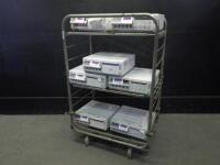 PHILIPS SERIES 50XM FETAL MONITOR WITH ROLLING CART