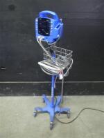 GE DINAMAP DPC400N PROCARE VITAL SIGNS MONITOR WITH CABLES (SPO2, BP) ON ROLLING STAND