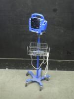 GE DINAMAP DPC400N PROCARE VITAL SIGNS MONITOR ON ROLLING STAND