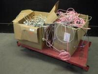 LOT OF MISC CABLES (NO CART)