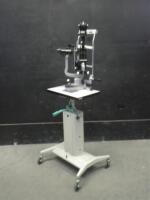 HAAG STREIT BERN 900 SLIT LAMP ON ROLLING STAND