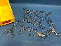 LOT OF 6" SHARP WEITLANDER RETRACTORS FORMERLY LOT 8166