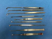 LOT OF TONSIL KNIVES FORMERLY LOT 8233