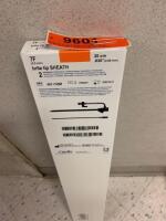 CORDIS BRITE TIP SHEATH (401-735M) INTRODUCER QTY 1 EXP 03/20 LOCATION: 753 FORMERLY LOT 9601