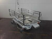 STERIS HAUSTED STRETCHER WITH REMOTE & CONTROL PANEL