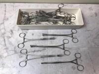 LOT OF VENA CAVA CLAMPS