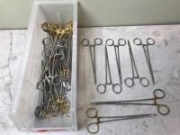 LOT OF VARIOUS VASCULAR CLMAPS